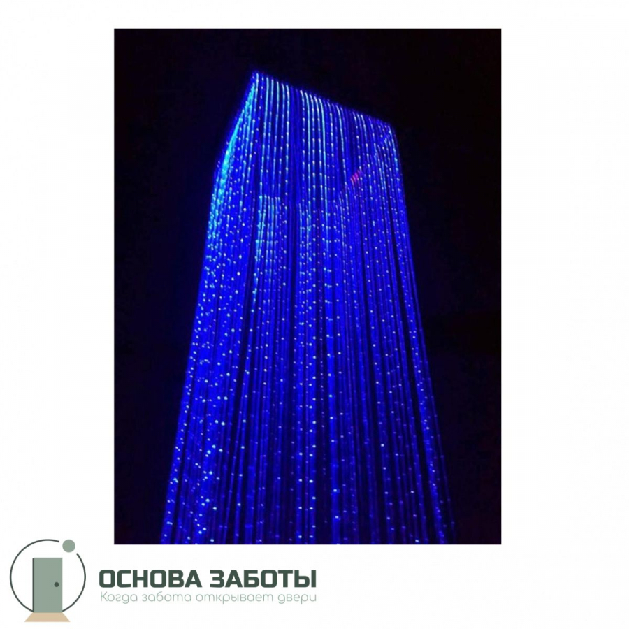 Фибероптический душ квадратный 40х40 (волокно в оболочке)