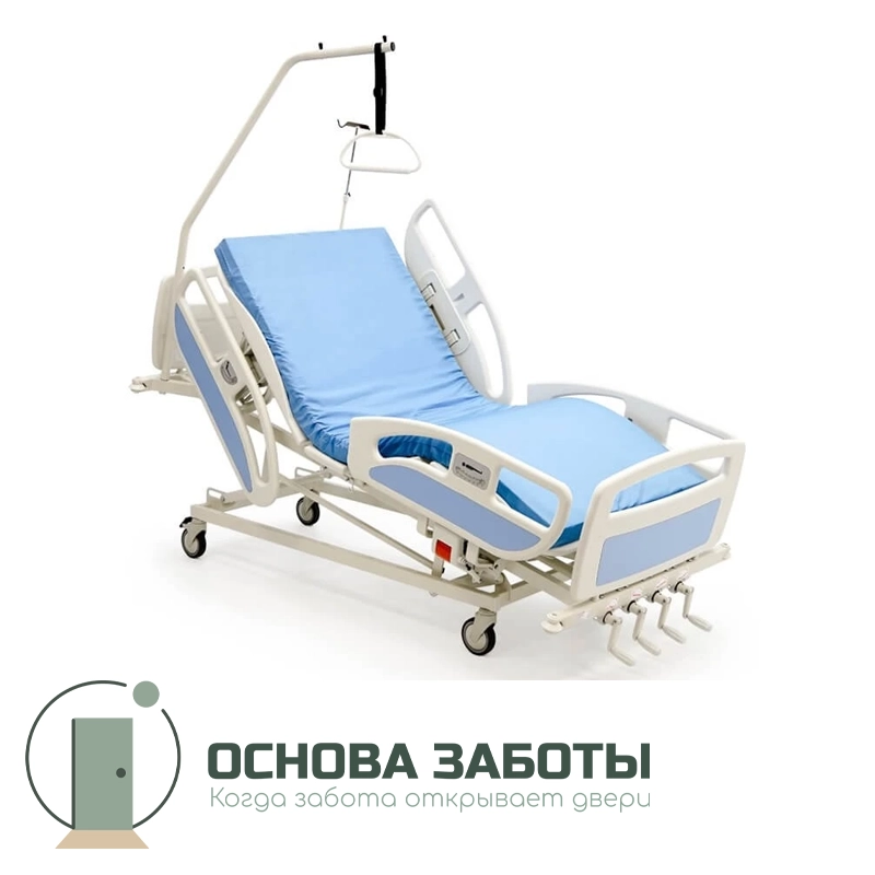 Госпитальная кровать пятифункциональная механическая с регулировкой высоты TATRA MEHANIK II