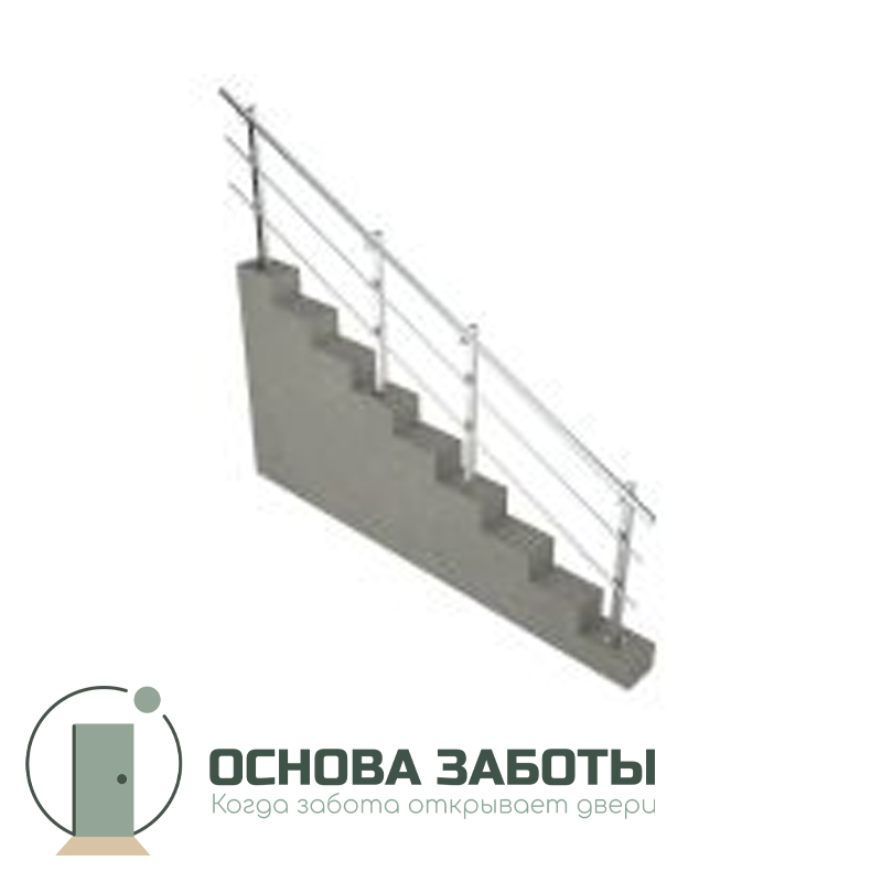 Перила для лестницы VERT Line, 3 погон. м, AISI 304