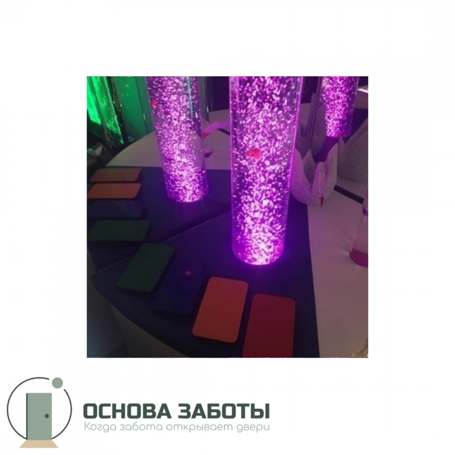 Пузырьковая колонна с клавишами управления