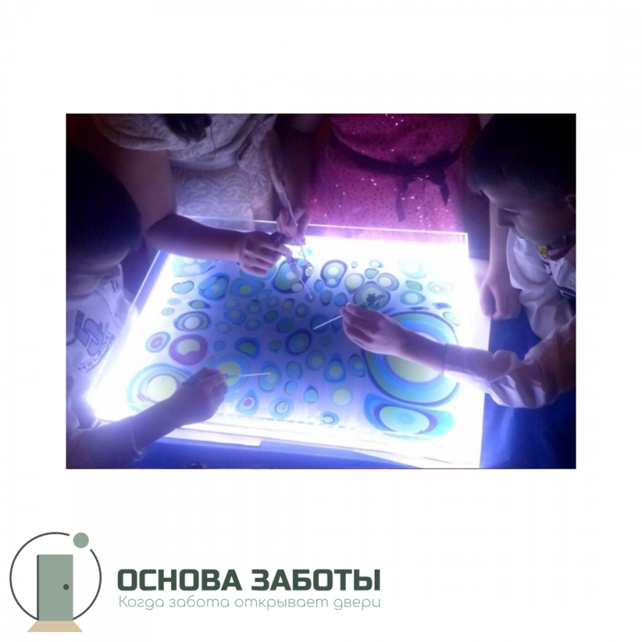 Световой стол для рисования на воде с пультом д/у