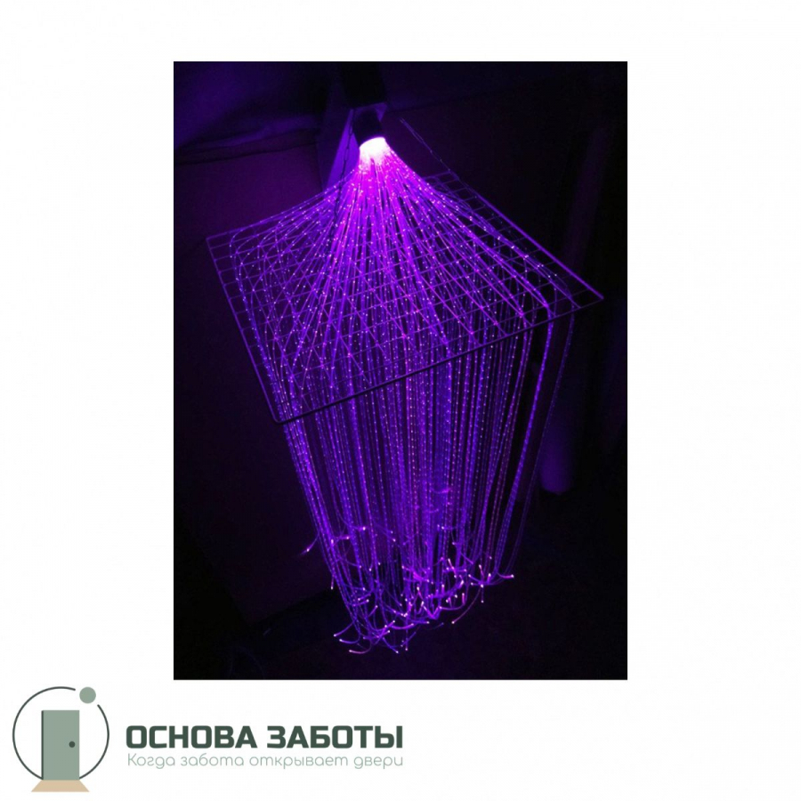 Фибердуш световой дождь 610x610 мм