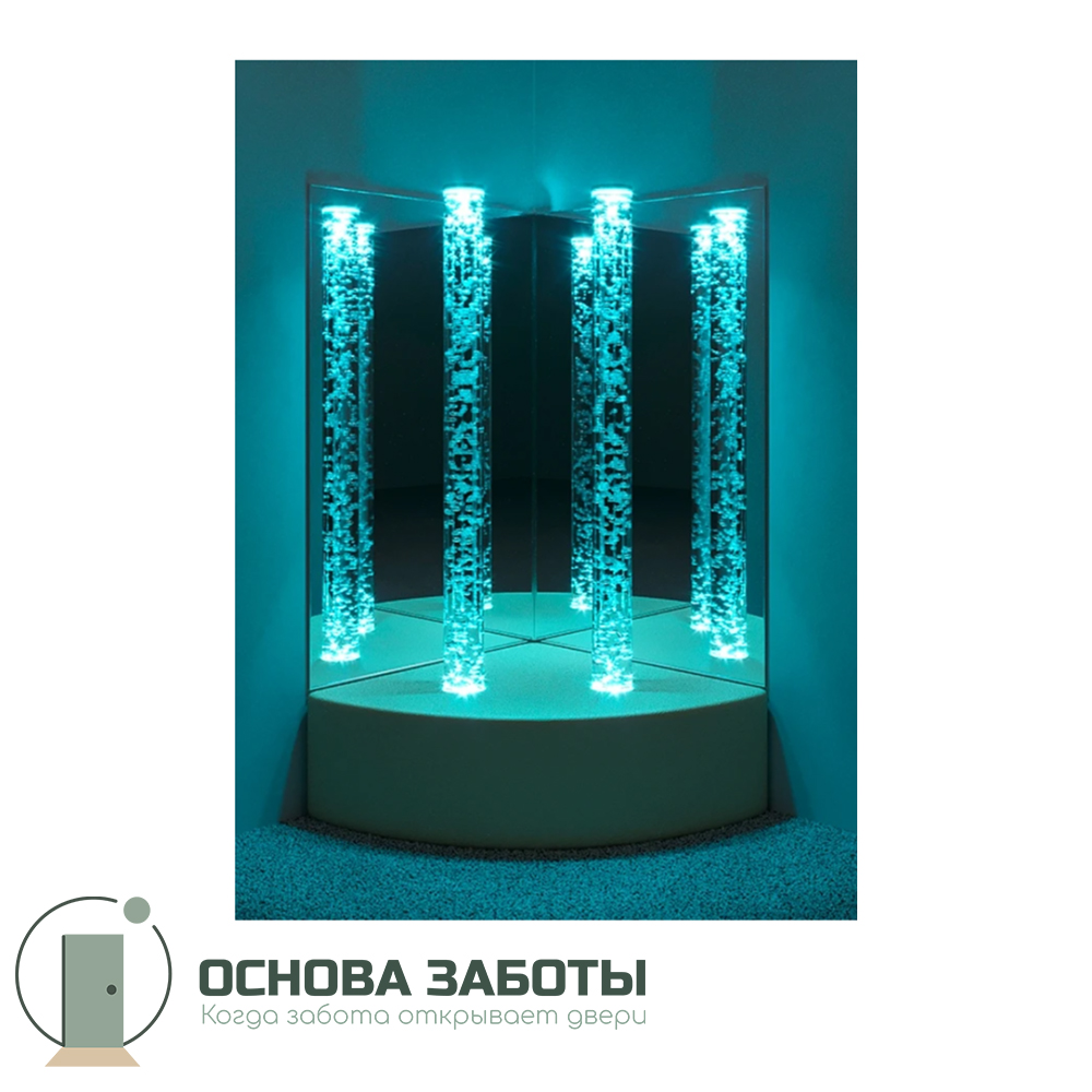 Сенсорный уголок с двумя колоннами