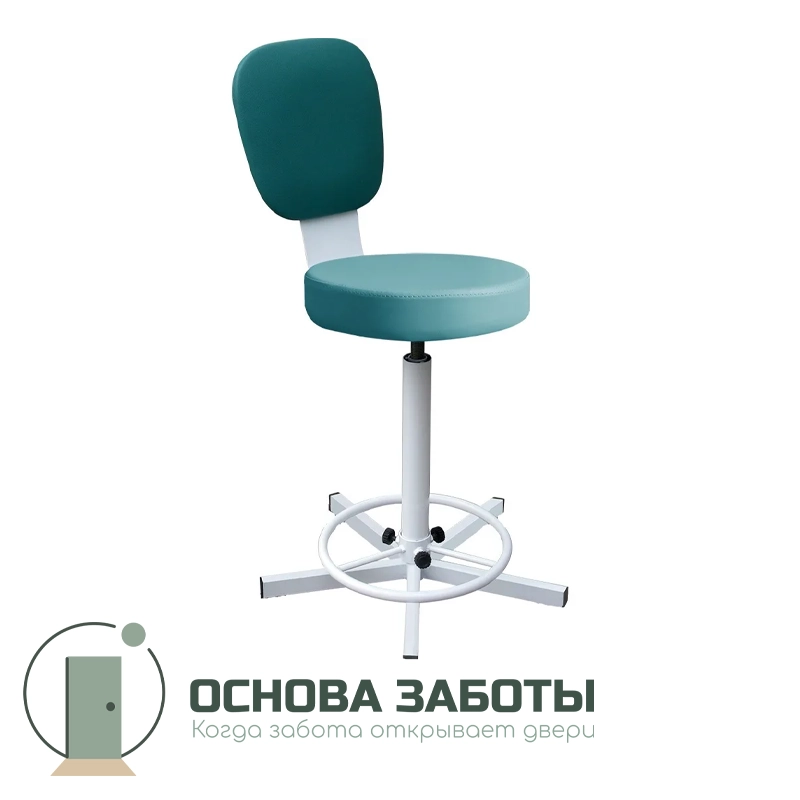 Кресло медицинское М101-04 винтовое с толстым сидением, без колес