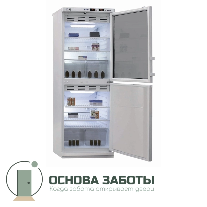 Холодильник фармацевтический ХФД-280 POZIS (тон.стекло/металл)
